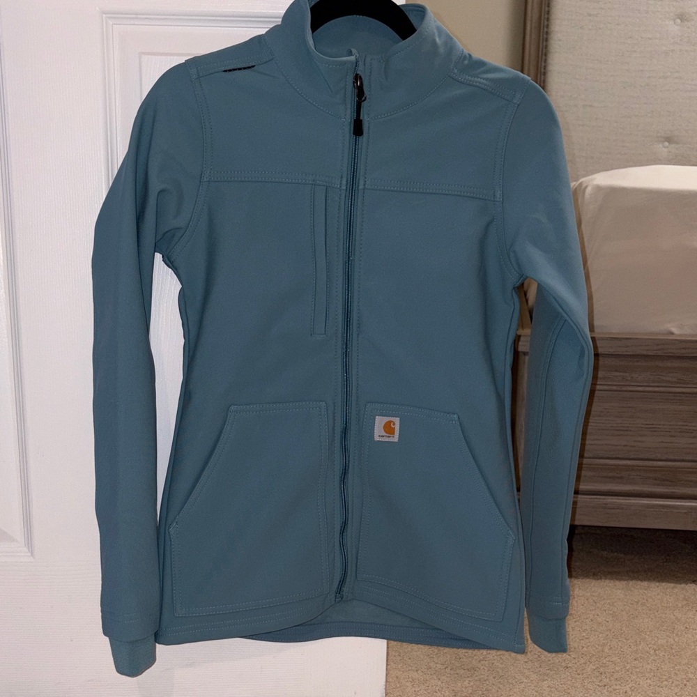 Carhartt Women's Utility Jacket in Slate Blue
